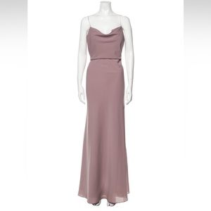 Jenny Yoo Cowl Neck Long Dress size L/10